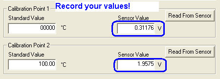 temp probe calibration instructions