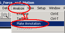 Make an Annotation